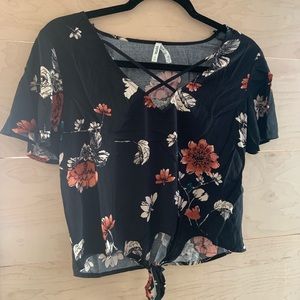 Floral Crop Top